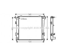 HY2181 AVA QUALITY COOLING - купить в магазине запчастей по Украине