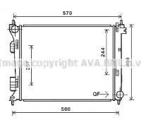 HY2274 AVA QUALITY COOLING - купить в магазине запчастей по Украине