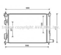 HY2277 AVA QUALITY COOLING - купить в магазине запчастей по Украине