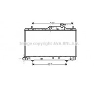 Радиатор, охлаждение двигателя AVA QUALITY COOLING HY2307 HY2307 AVA QUALITY COOLING - купить в магазине запчастей по Украине