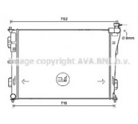 HY2379 AVA QUALITY COOLING - купить в магазине запчастей по Украине