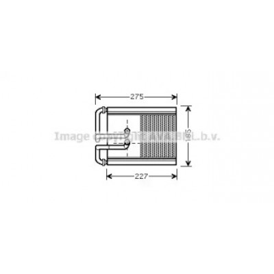 Теплообменник, отопление салона HY6168 AVA QUALITY COOLING - купить в магазине запчастей по Украине