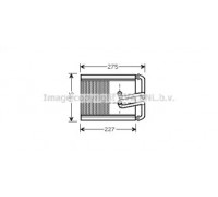 Теплообменник, отопление салона AVA QUALITY COOLING HY6169 HY6169 AVA QUALITY COOLING - купить в магазине запчастей по Украине