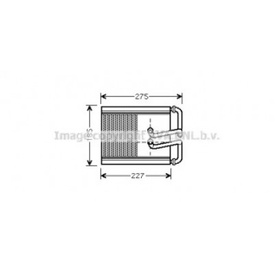 Теплообменник, отопление салона HY6169 AVA QUALITY COOLING - купить в магазине запчастей по Украине