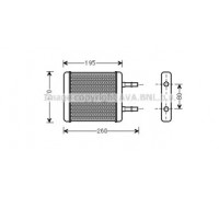 Теплообменник, отопление салона AVA QUALITY COOLING HY6216 HY6216 AVA QUALITY COOLING - купить в магазине запчастей по Украине
