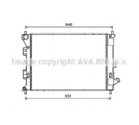 HYA2335 AVA QUALITY COOLING - купить в магазине запчастей по Украине
