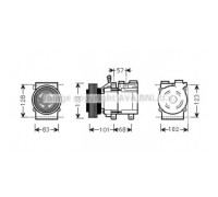 HYAK324 AVA QUALITY COOLING - купить в магазине запчастей по Украине
