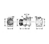 HYK209 AVA QUALITY COOLING - купить в магазине запчастей по Украине