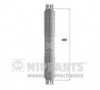 Комплект пылника, рулевое управление NIPPARTS J2844006 J2844006 NIPPARTS - купить в магазине запчастей по Украине