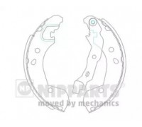 Комплект тормозных колодок NIPPARTS J3501055 J3501055 NIPPARTS - купить в магазине запчастей по Украине