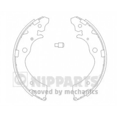 Комплект тормозных колодок J3504020 NIPPARTS - купить в магазине запчастей по Украине