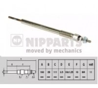 Свеча накаливания NIPPARTS J5712024 J5712024 NIPPARTS - купить в магазине запчастей по Украине