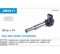 Катушка зажигания JANMOR JM5011 JM5011 JANMOR - купить в магазине запчастей по Украине