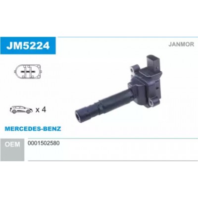 Катушка зажигания JM5224 JANMOR - купить в магазине запчастей по Украине