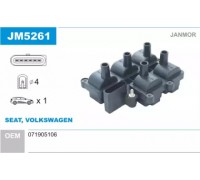 Катушка зажигания JANMOR JM5261 JM5261 JANMOR - купить в магазине запчастей по Украине