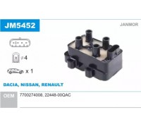 Катушка зажигания JANMOR JM5452 JM5452 JANMOR - купить в магазине запчастей по Украине