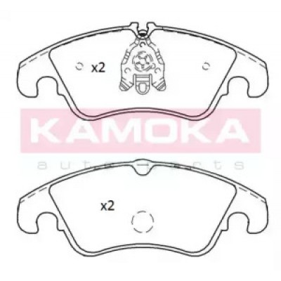 Комплект тормозных колодок, дисковый тормоз JQ101229 KAMOKA - купить в магазине запчастей по Украине