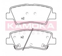Комплект тормозных колодок, дисковый тормоз KAMOKA JQ101268 JQ101268 KAMOKA - купить в магазине запчастей по Украине