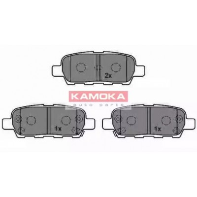 Комплект тормозных колодок, дисковый тормоз JQ1013386 KAMOKA - купити в магазині запчастин по Україні
