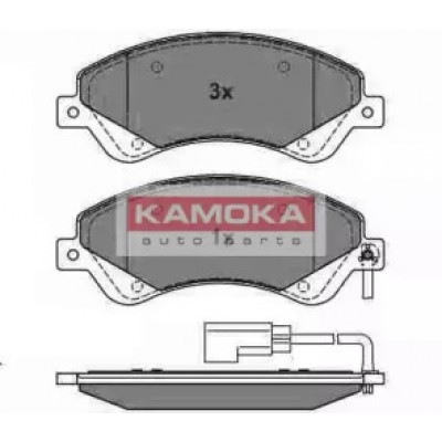 Комплект тормозных колодок, дисковый тормоз JQ1013858 KAMOKA - купити в магазині запчастин по Україні