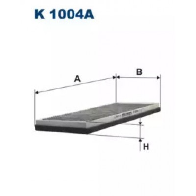 Фильтр, воздух во внутренном пространстве K1004A FILTRON - купить в магазине запчастей по Украине