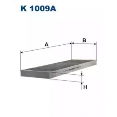Фильтр, воздух во внутренном пространстве K1009A FILTRON - купить в магазине запчастей по Украине