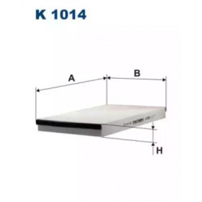 Фильтр, воздух во внутренном пространстве K1014 FILTRON - купить в магазине запчастей по Украине