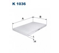 Фильтр, воздух во внутренном пространстве FILTRON K1036 K1036 FILTRON - купить в магазине запчастей по Украине