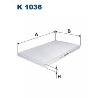 Фильтр, воздух во внутренном пространстве K1036 FILTRON - купить в магазине запчастей по Украине