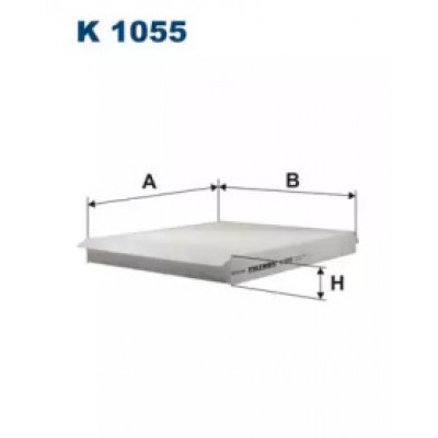 Фильтр, воздух во внутренном пространстве K1055 FILTRON - купить в магазине запчастей по Украине