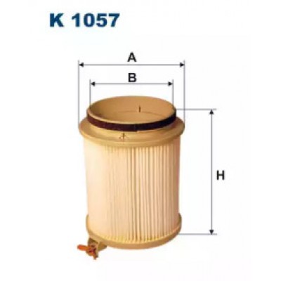 Фильтр, воздух во внутренном пространстве K1057 FILTRON - купить в магазине запчастей по Украине