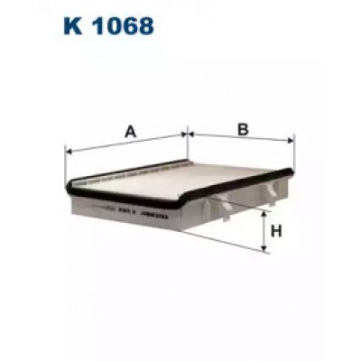Фильтр, воздух во внутренном пространстве K1068 FILTRON - купить в магазине запчастей по Украине