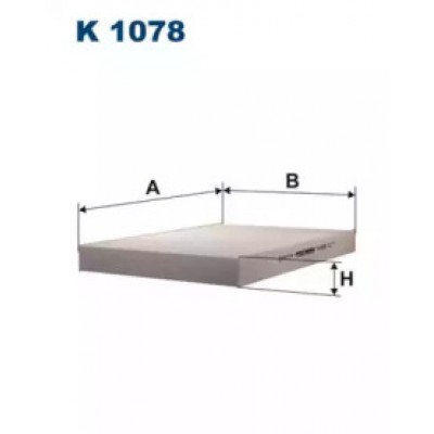 Фильтр, воздух во внутренном пространстве K1078 FILTRON - купить в магазине запчастей по Украине