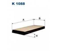 Фильтр, воздух во внутренном пространстве FILTRON K1088 K1088 FILTRON - купить в магазине запчастей по Украине