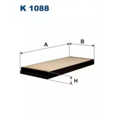Фильтр, воздух во внутренном пространстве K1088 FILTRON - купить в магазине запчастей по Украине