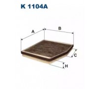 Фильтр, воздух во внутренном пространстве FILTRON K1104A K1104A FILTRON - купить в магазине запчастей по Украине