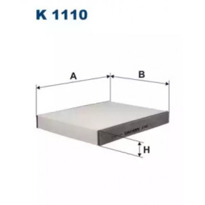 Фильтр, воздух во внутренном пространстве K1110 FILTRON - купить в магазине запчастей по Украине