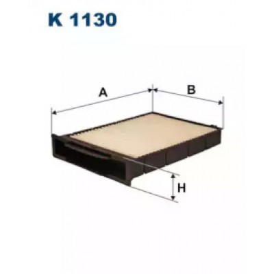 Фильтр, воздух во внутренном пространстве K1130 FILTRON - купить в магазине запчастей по Украине