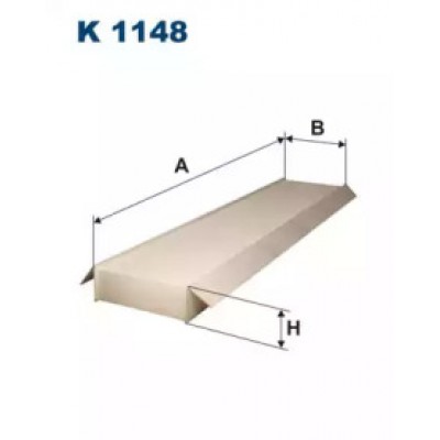 Фильтр, воздух во внутренном пространстве K1148 FILTRON - купить в магазине запчастей по Украине