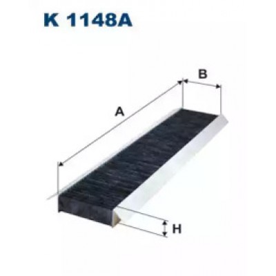 Фильтр, воздух во внутренном пространстве K1148A FILTRON - купить в магазине запчастей по Украине