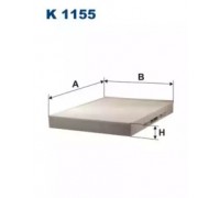Фильтр, воздух во внутренном пространстве FILTRON K1155 K1155 FILTRON - купить в магазине запчастей по Украине