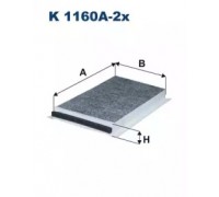 Фильтр, воздух во внутренном пространстве FILTRON K1160A-2x K1160A2X FILTRON - купить в магазине запчастей по Украине