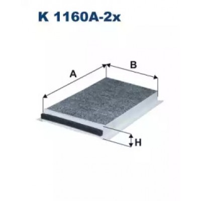 Фильтр, воздух во внутренном пространстве K1160A2X FILTRON - купить в магазине запчастей по Украине