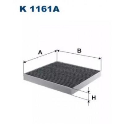 Фильтр, воздух во внутренном пространстве K1161A FILTRON - купить в магазине запчастей по Украине