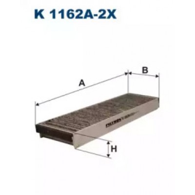 Фильтр, воздух во внутренном пространстве K1162A2X FILTRON - купить в магазине запчастей по Украине