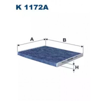 Фильтр, воздух во внутренном пространстве K1172A FILTRON - купить в магазине запчастей по Украине