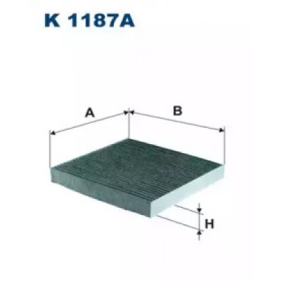 Фильтр, воздух во внутренном пространстве K1187A FILTRON - купить в магазине запчастей по Украине