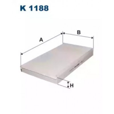 Фильтр, воздух во внутренном пространстве K1188 FILTRON - купить в магазине запчастей по Украине