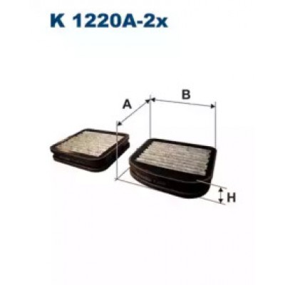 Фильтр, воздух во внутренном пространстве K1220A2X FILTRON - купить в магазине запчастей по Украине