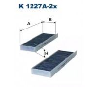 Фильтр, воздух во внутренном пространстве FILTRON K1227A-2x K1227A2X FILTRON - купить в магазине запчастей по Украине